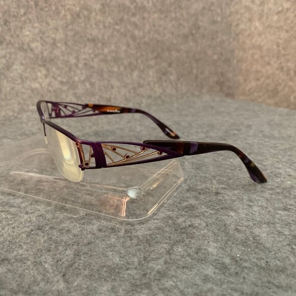 Cogan YC2132 VIO Women's Half Rim Optical/Prescription Eyeglasses Frame - Picture 5 of 14